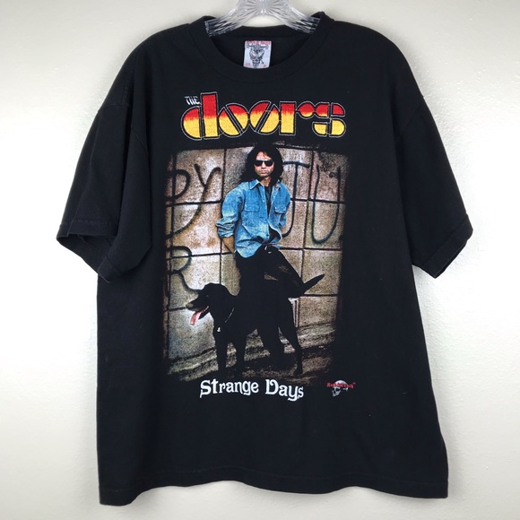 Rock & Death Other - The Doors Black Vintage T-Shirt Size XL